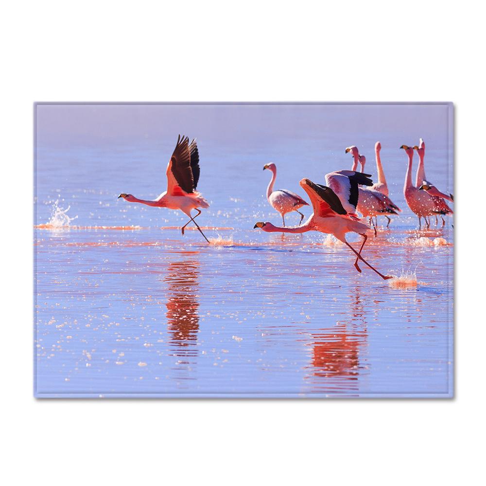 Flamingo Large Carpet Feather Wind Bedroom Floor Mat