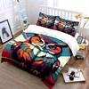 Colorful Owl Graphic Pattern. Bedding Sets Duvet Cover Sets Duvet Covers Pillowcases(1*Duvet Cover 2*Pillowcases Without Duvet Insert)