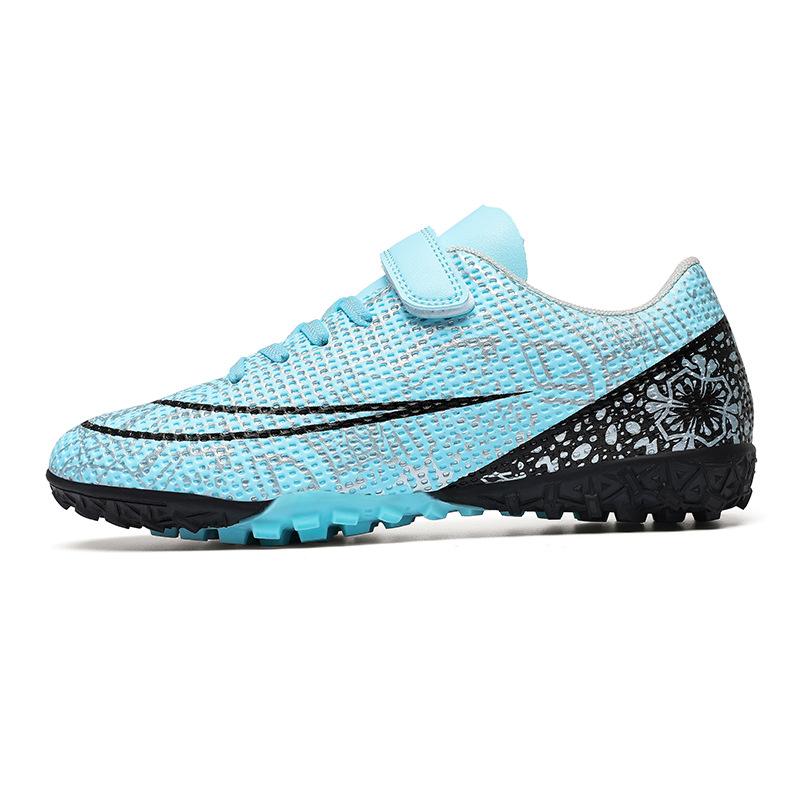 Low-top indoor and outdoor sports children's football shoes long broken nails youth Velcro training shoes football shoes