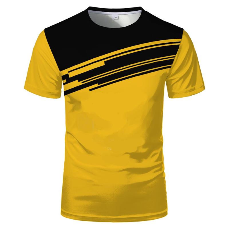 

Summer Simple, Fashionable, Fast Drying, Loose and Breathable Gym, Table Tennis, Sports and Leisure Short Sleeved 3D Printed T-shirt 6XL