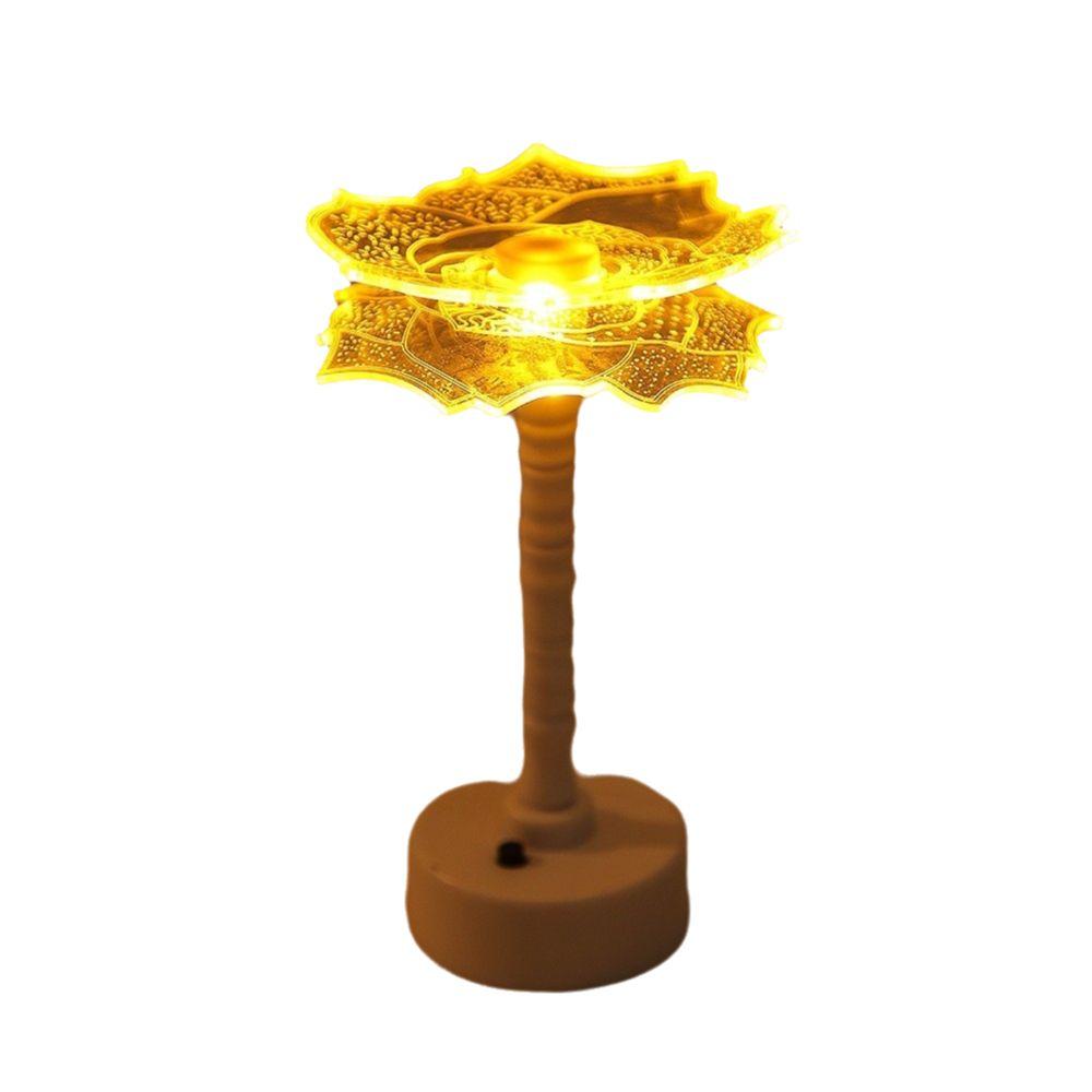 Minimalist Design Retro Gold Table Lamp Soft Ambient Lighting LED Night Lights Home Decor