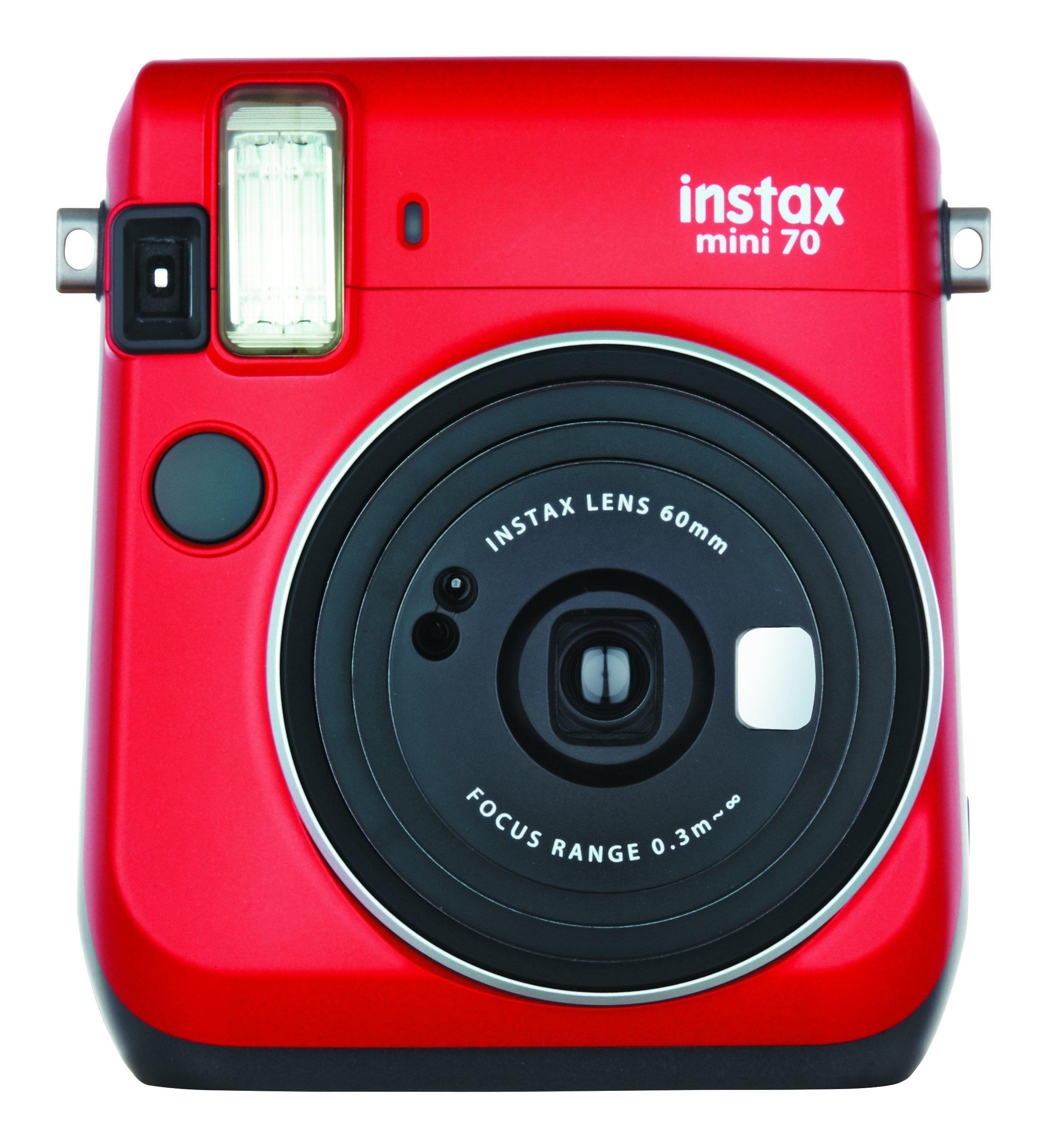 Erin Japan - Japanese Selected Goods - Red Fujifilm Instax Mini 70 Instant Camera Ins Mini 70N (Red)