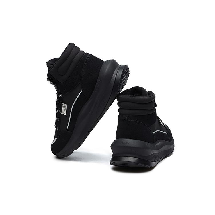 (WMNS) FILA Casual Boots 'Black' Women's F12W144405FBK