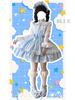 XHSUKADO Lolita Jumper Gothic Idol Fancy Heart School Cultural Light Size M Skirt, Lolita, Costume, Cosplay, Cute, Adult, Girls, Dress, Top, Spring,