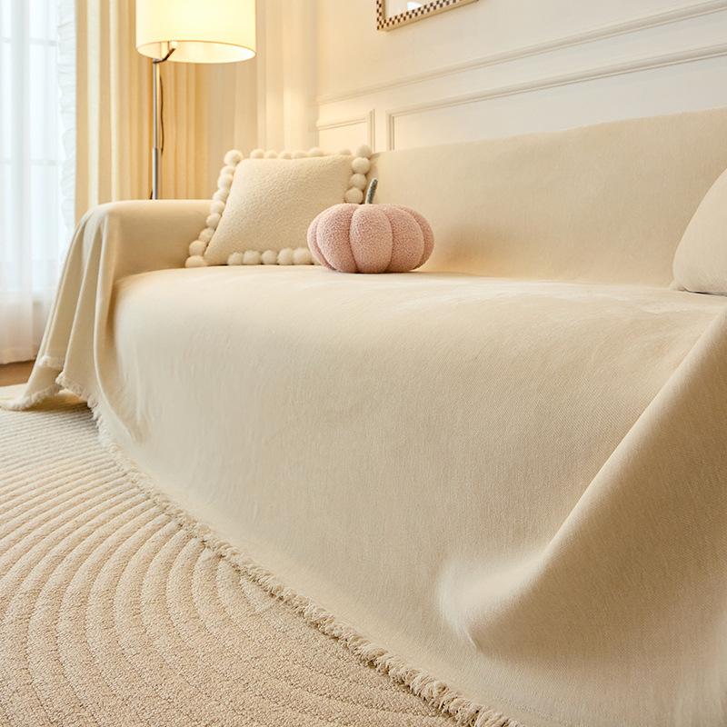 Premium Feel Chenille Sofa Cushion Cloth Sofa Cover Thick Non-Slip Couch Cover Full Towel Knee Blanket Cover Cloth Sofa Blanket