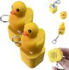 Gamer Keychain Mechanical Switch: Rgb Led Light Up Frog Duck Pendant, Clicky Keyboard Tester Keyring, Backpack Decor Aesthetic
