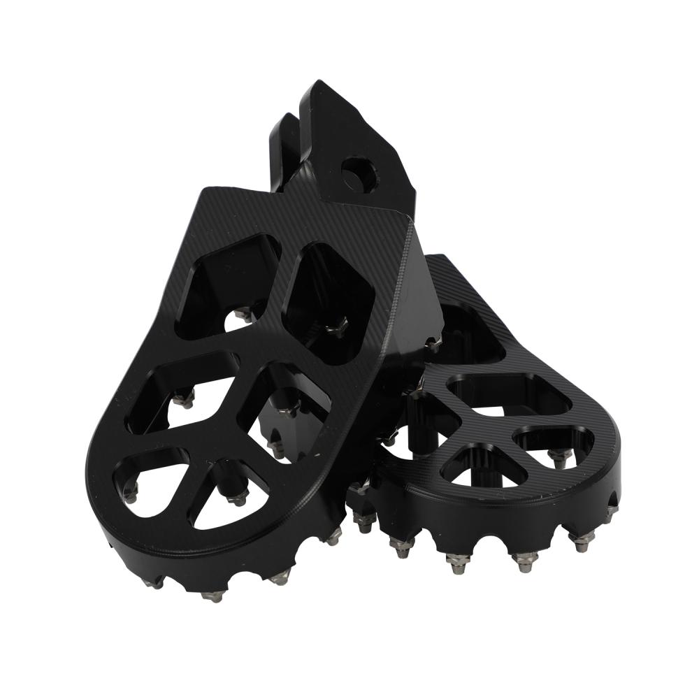 Motorcycle Pair Foot Pegs with Spring and Teeth 6061 Aluminum Motorcycles Accessories For SURRON Hyper Bee