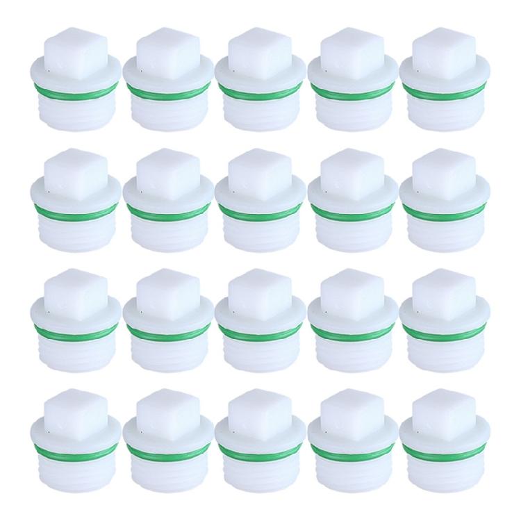 20 Pack Strong Threaded End Caps Heat Resistant Plastic Plugs Home Plumbing Irrigation Systems