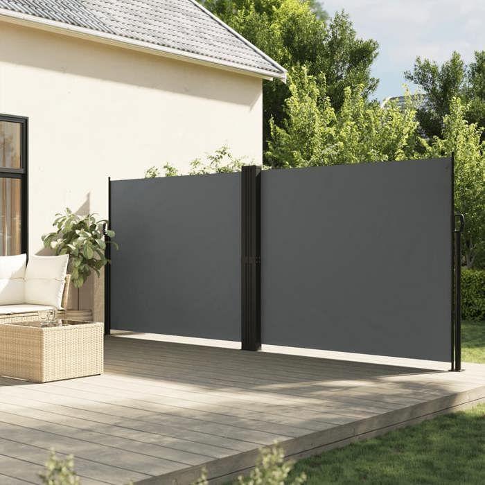 VidaXL Retractable Side Awning, Garden Privacy Screen, Protection Screen, Balcony Terrace Backyard Screen 4004823