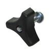 2pcs Handle Bar Wheel Knob Bolt For Honda Lawn Mower Garden Power Tools Replacement Triangle Handle Knob Nut Screw Bolt Parts