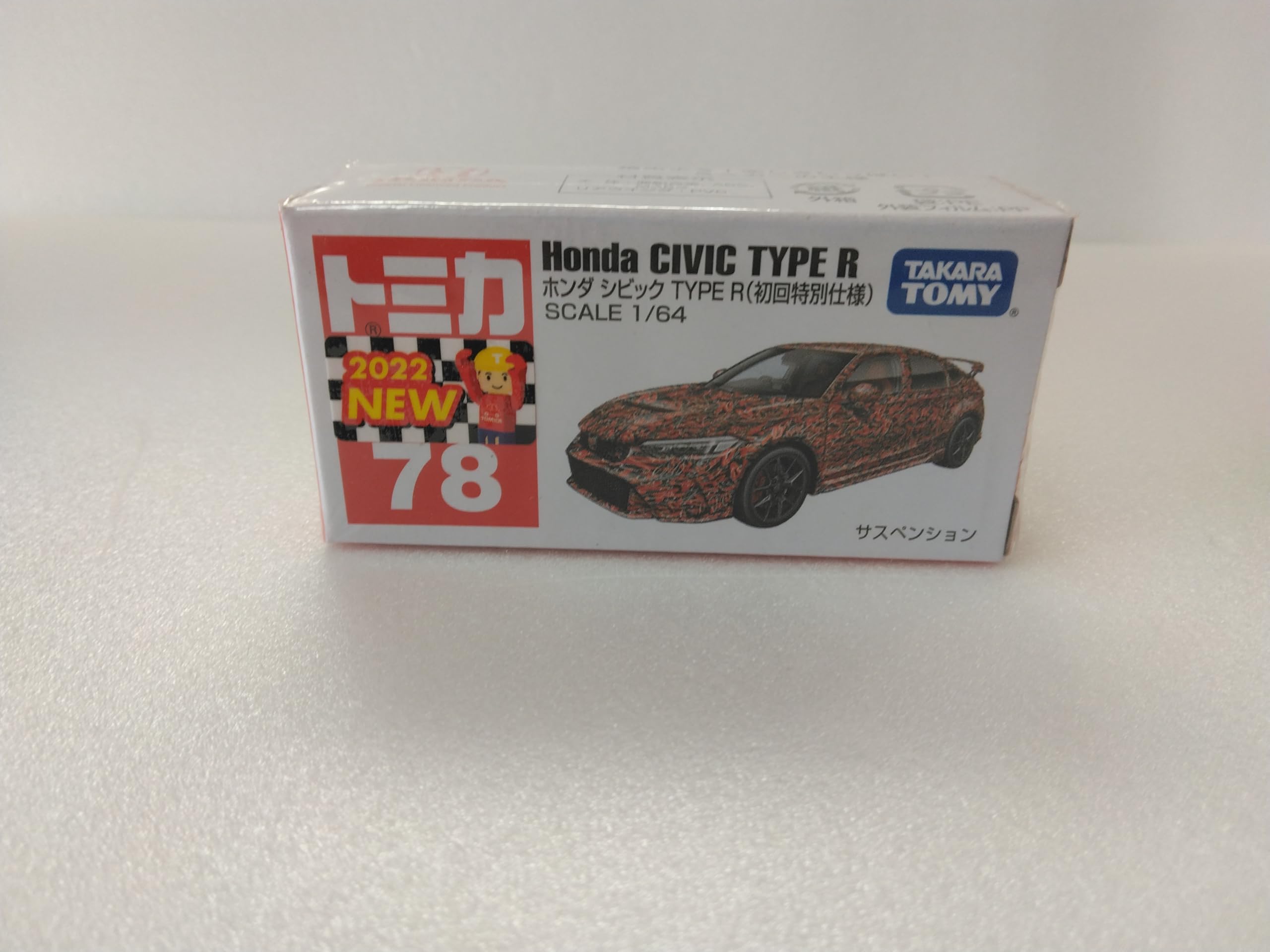 

Tomica 78 Honda Civic Type R Лимитированное издание первого выпуска с прозрачным кейсом №. издание,