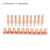 20pcs Plasma Consumables Welding Nozzle and Plasma Electrode for SL60 100 Plasma Cutting Torch