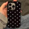 Starry Black Jelly Full Screen Soft Shell Phone Case for iPhone 11, 13, 14, 15 Pro, 16 Pro Max (with Large Hole)