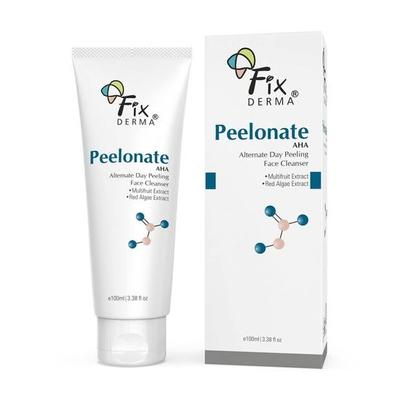 Fixderma Peelonate AHA Face Cleanser | Face Exfoliator| Uneven Skin Tone, Non-comedogenic Formulation,  Dry Skin-100ml