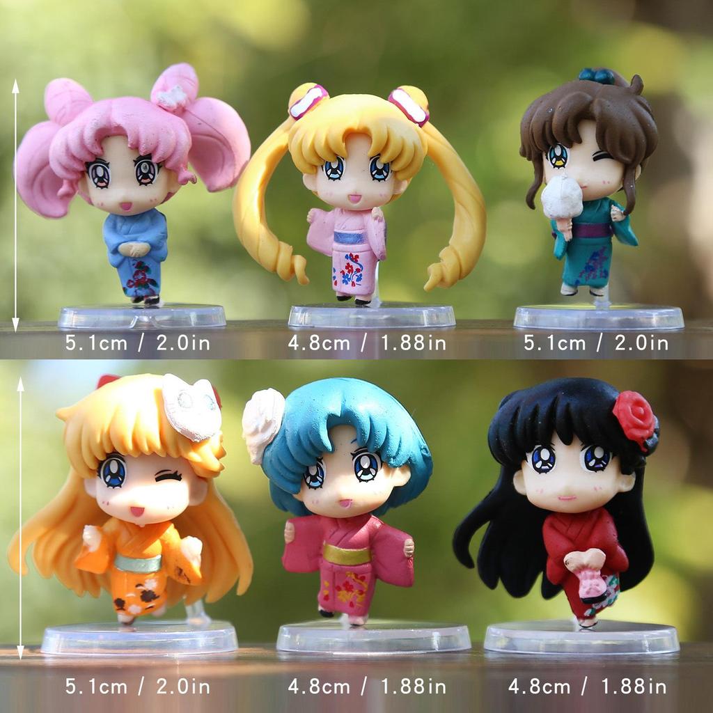 Anime Pretty Soldier Figures Blind Box Cake Ornaments and Gifts