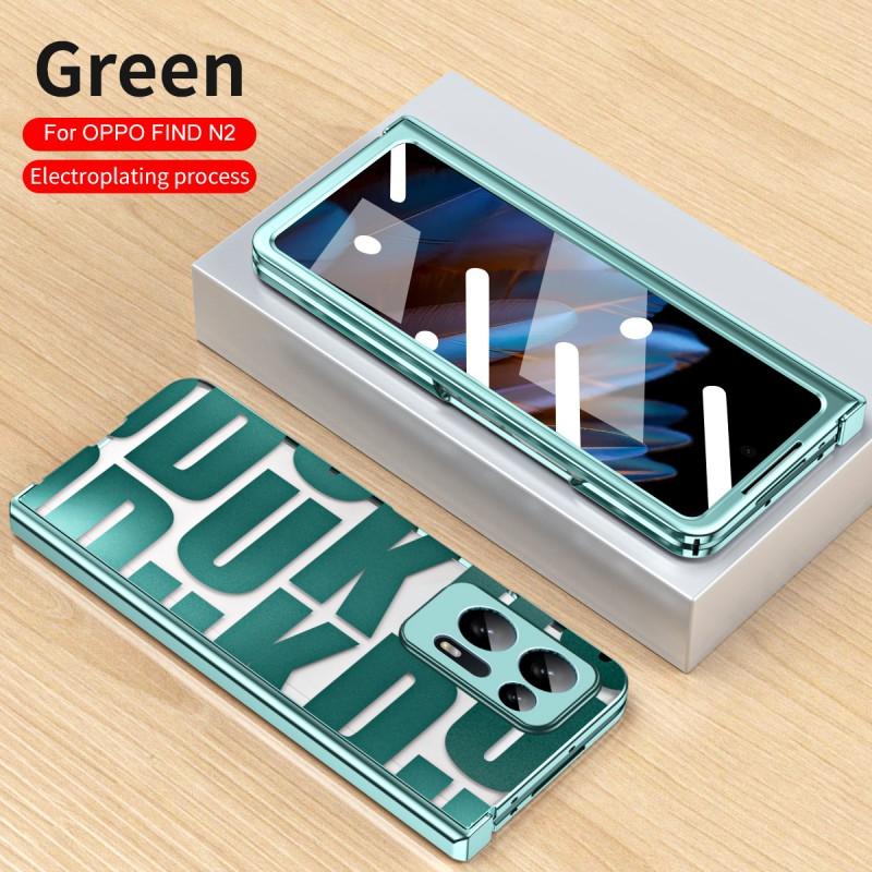 OPPO Find N2 Case Full Coverage Protective Shell With Screen Film Integrated Anti-Shock Scratch Resistant PC Cover