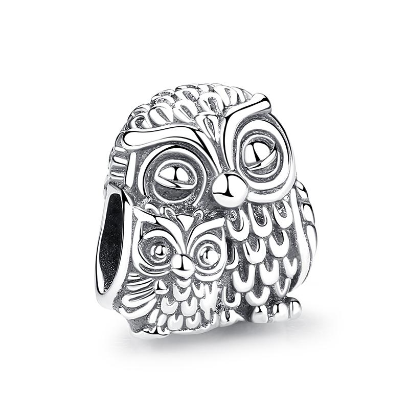 Original 925 Sterling Kupfer Charm Perle Liebe Hund Katze Pfote Panda Glühwürmchen Anhänger Charms Passend für Armbänder Halsketten Frauen Zirkon