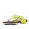 Fashion New Summer Cork Slippers Shoe Women Casual Mixed Color PU Flip Flops Holiday Beach Slides Flat With Plus Size 35-45