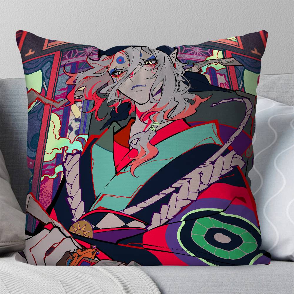 Mononoke Kusuriuri Pillow Case Fashion Square Pillowcase Bedroom Sofa Room Ins Decoration Leisure