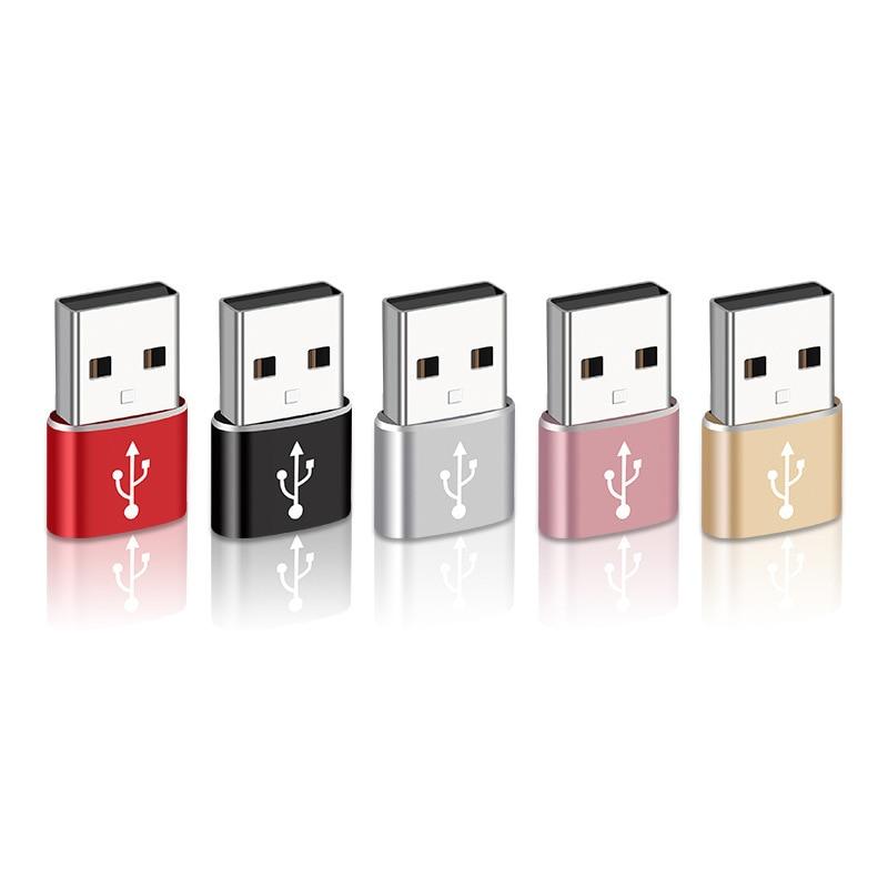 USB OTG Male To Type C Female Adapter Converter, Type-C Cable Adapter For Nexus 5x6p Oneplus 3 2 USB-C, Data Charger