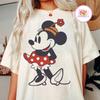 202526 Літня мода Футболка Міккі Y2k Капелюх Мінні Маус З принтом 100% бавовна футболка з принтом Унісекс Вільна футболка