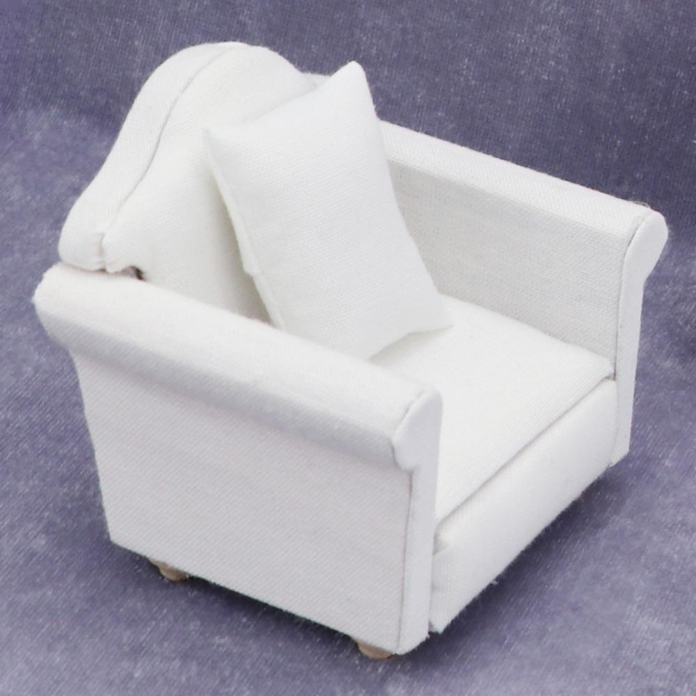 Mini 1:12 Dolls Sofa Pillows Set Cute 8*6.5*7.5Cm/13.5*6.4*7.2Cm Simulation Dollhouse Furniture Multistyles