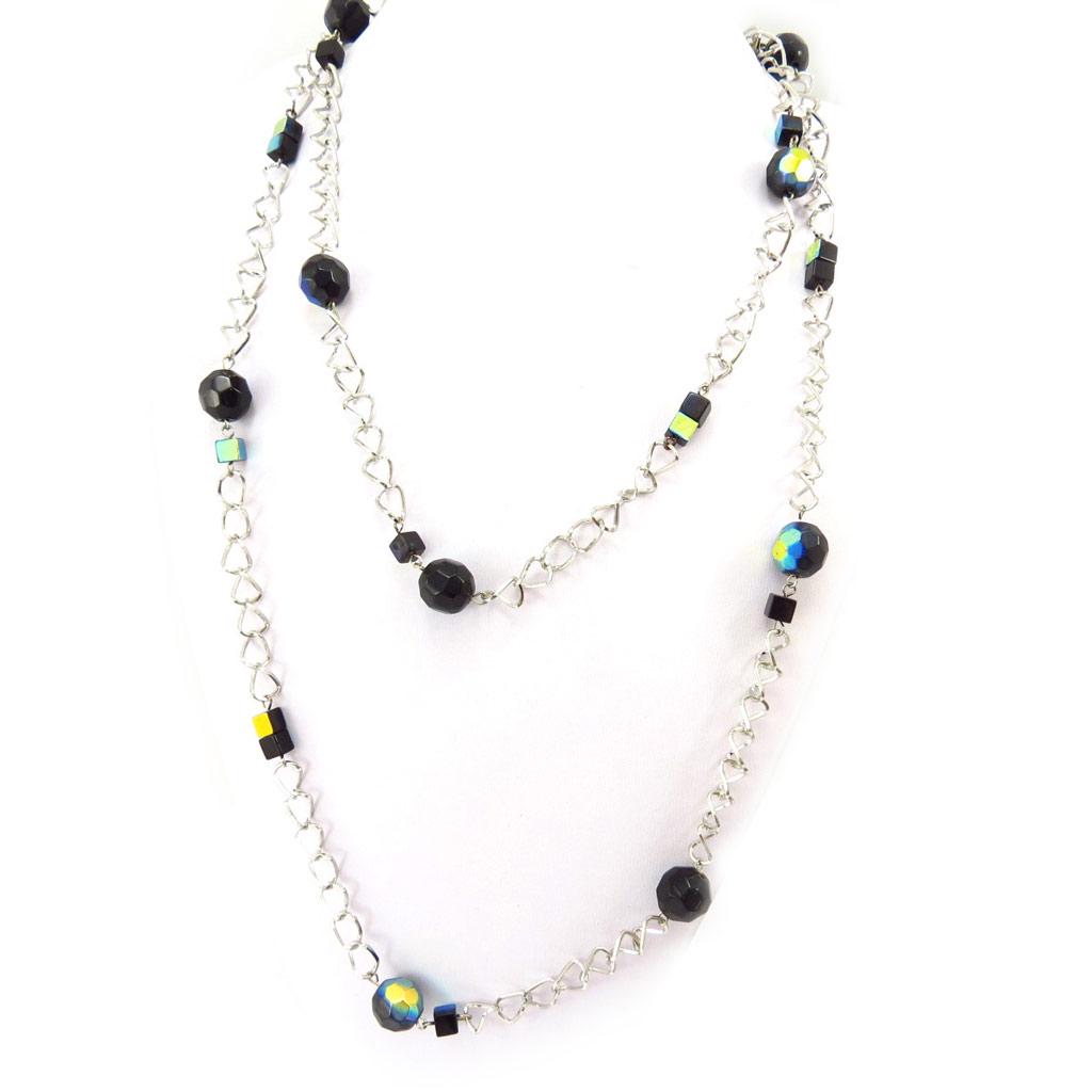 Les Trésors De Lily [K3223] - Designer-Sautoir 'Sissi' schwarz