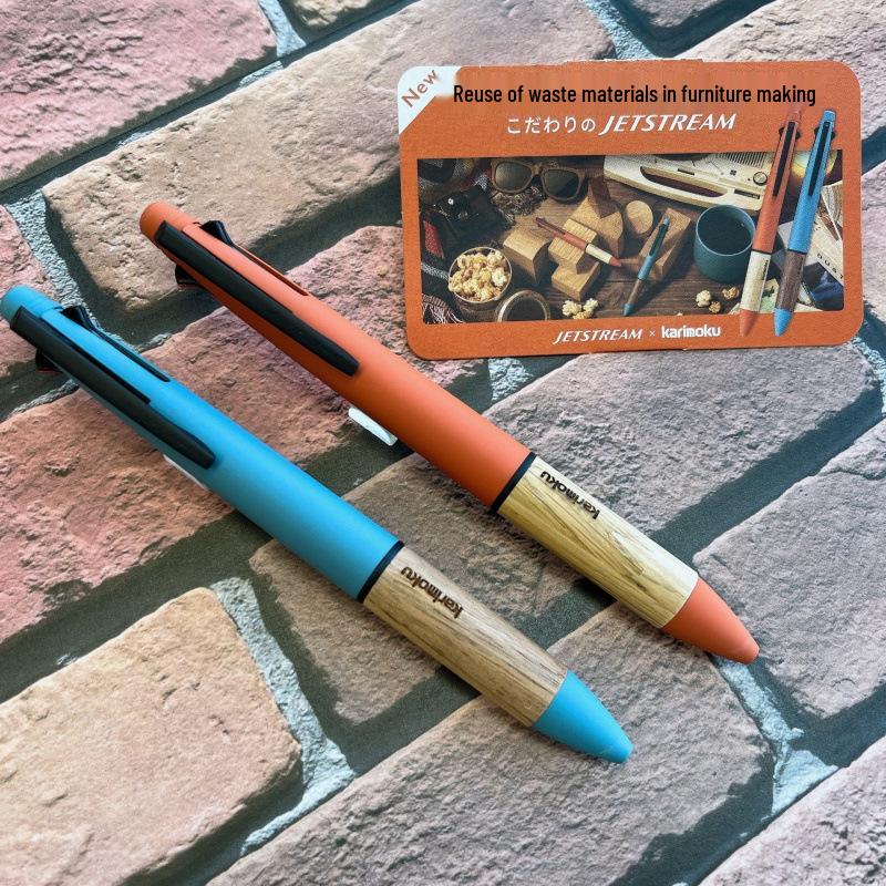Karimoku x Uni Mitsubishi Jetstream 4+1 Begränsad Upplaga Trä Multi-penna