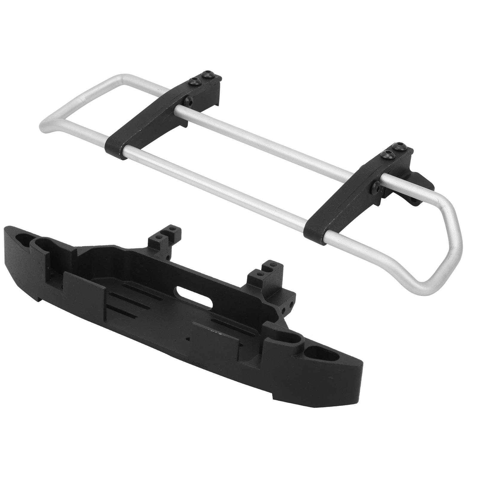 

Металевий передній бампер та основа RC автомобільні аксесуари, придатні для TRX4 TRX6 110 RC Crawler(Чорний ) срібний