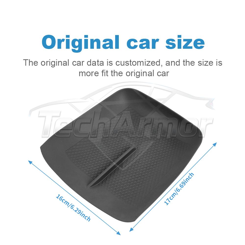 Pour Toyota Yaris Cross 2020-2025 Tapis en Caoutchouc Silicone pour Porte-Gobelet de Console Centrale Organisateur de Rangement