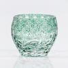 60Ml Japanese Edo Kiriko Hand Cut Glass Cup, Hand Carved Colored Crystal S Glass, Mini Sake Whiskey Tumbler For Home Bar Gift