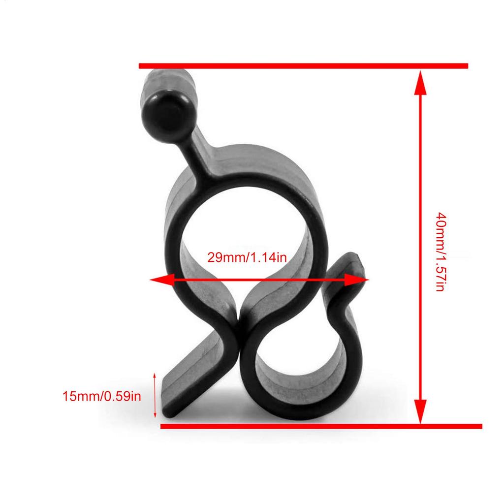 RV Awning Hooks 10Pcs Awning Clip For Rope Light RV Awning Edge Slot Hook To Hang LED Light Strip Cables String Lights Outdoor