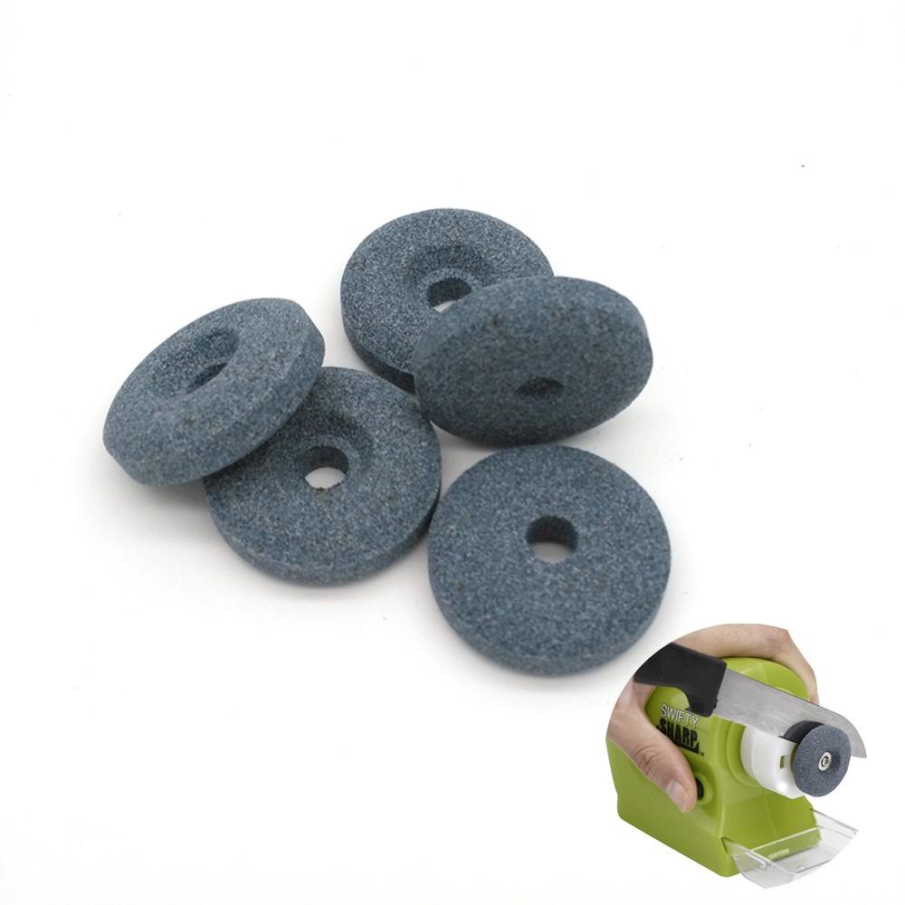 5 Inch Double Sided Sharpening Stones Kitchen Sharpener Round Knifes Sharpener