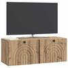 Wall Mounted TV Cabinet Artisan Oak 78.5 x 31 x 30 cm