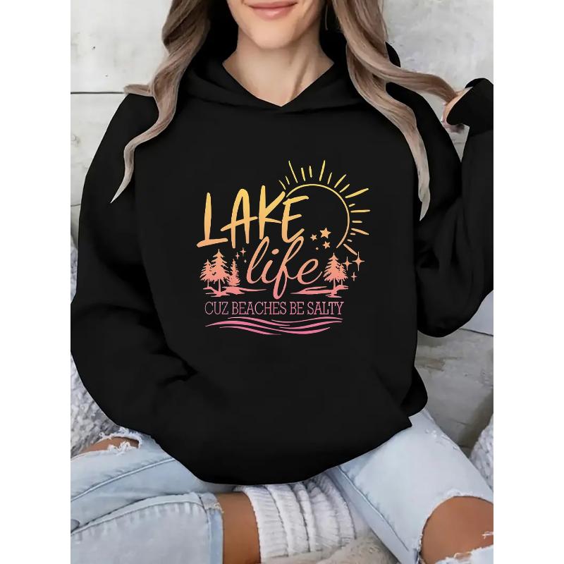 

Women s Warm Hoodie Thickened Thermal Lining Cozy Soft Wrinkle Resistant Winter Casual Top S