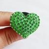Diamond Rhinestone Peach Heart Car Air Vent Aromatherapy Clip - Love Car Perfume Decoration