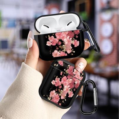 Airpods Pro2 3 4 Pro3 Pro 1 2 Kulaklık Kılıfları Kapağı Gece Mavisi Çiçekli