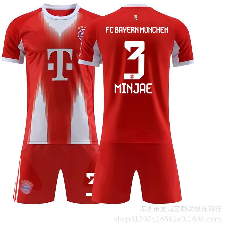 Football training jersey 2526 Bayern Munich home Muller farewell commemorative edition jersey Football jersey No. 25 6 Kimich 9 Kai #16