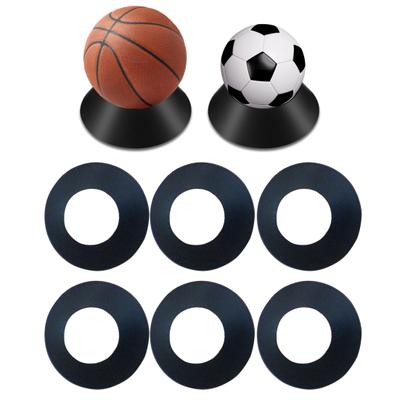 6Pcs Ball Display Stand Storage Racks High Stability Stackable Volleyball Softball Basketball Stand Holders
