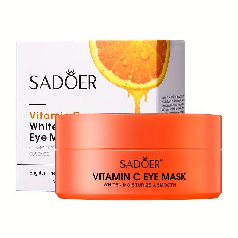 Vitamin C Eye Mask Hydrates and Gently Reduces Fine Lines and Relieves Eye Fatigue;