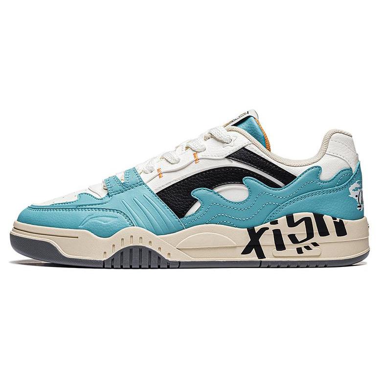 

Новые LiNing Yuebai Ocean Прочные Дышащие Низкие Кеды для Скейтборда Мужские Синие AGCT415-2 43.5