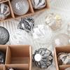 9 Stück/Set Weihnachts-Hängekugel Christbaumkugel für Weihnachtsbaumdekoration Feiertags-Hochzeits-Party-Dekor 2024 Neujahrsgeschenk