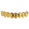 Classic Eight-Tooth Hip-Hop Grillz: Polished American & European Style