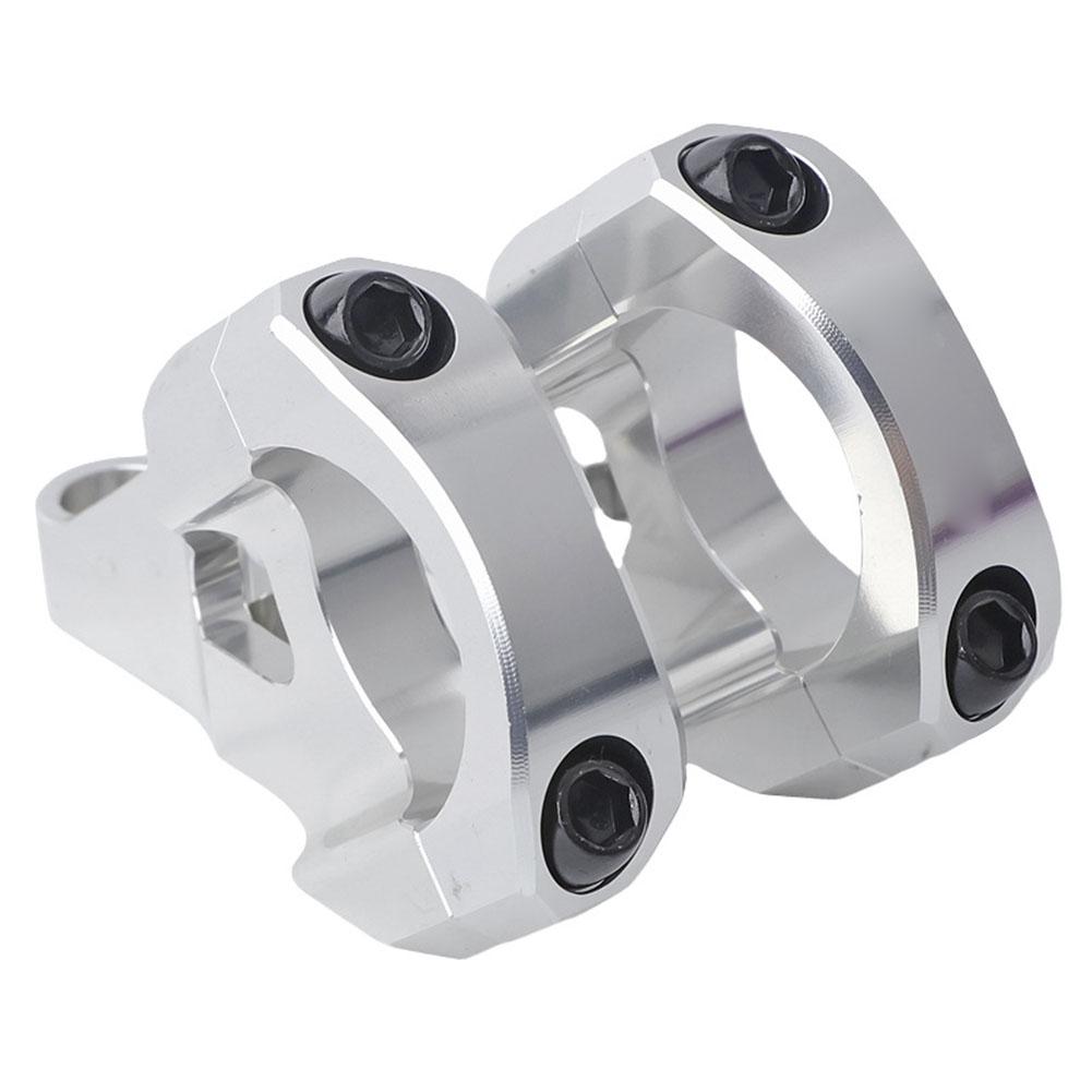 Bike Dual Crown Forks 31.8mm Aluminium Alloy Direct Mount Stem For DH For Surron For Light Bee Dirt Bike Handlebar Accessories серебряный