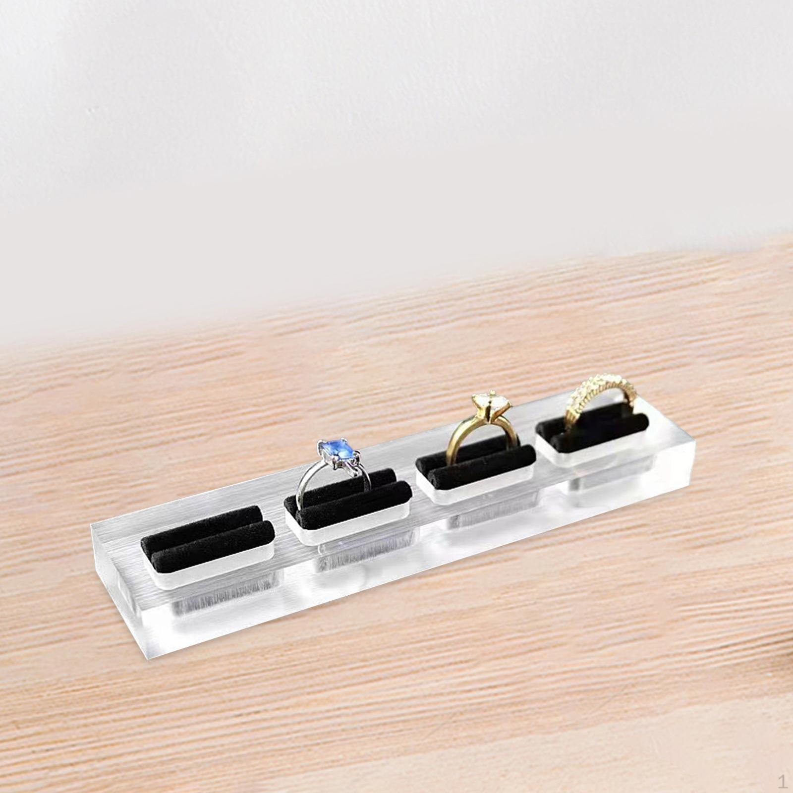 

Acrylic Display stand for girl Bedroom Decor ,to Organize Personal Jewelry Collection Accessory 15cmx3.5cm