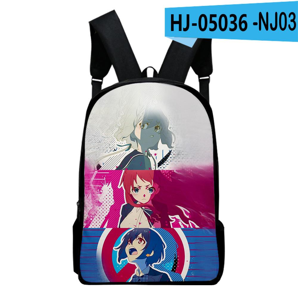 Harajuku Youthful Zombie Land Saga Student School Bags Notebook Backpacks 3D Printed Oxford Waterproof Boys/Girls Travel Bags