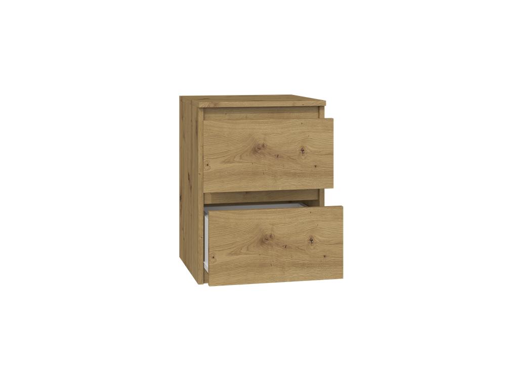 Malwa M2 Bedside Cabinet - Artisan Oak