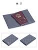 Chic Lambskin Diamond-Pattern Bi-Fold Passport & ID Wallet