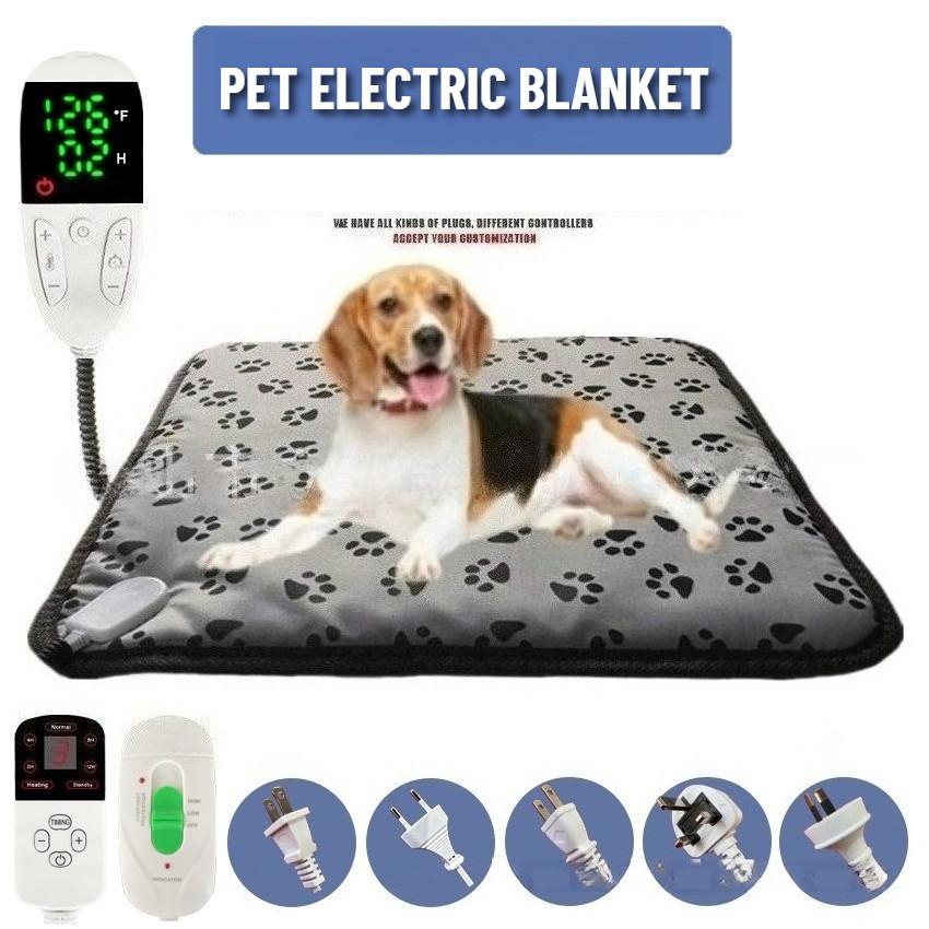 Wasserdichte elektrische Heizmatte für Katzen und Hunde, Energiesparende elektrische Heizmatratze, Intelligente elektrische Haustierdecke