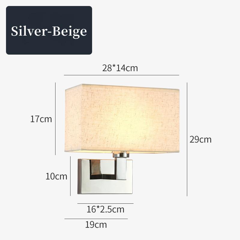 Wall Bedroom Lamp Modern 12W Bedside LED Wall Light Sconce Nordic for Living Room Indoor Aisle Corridor E27